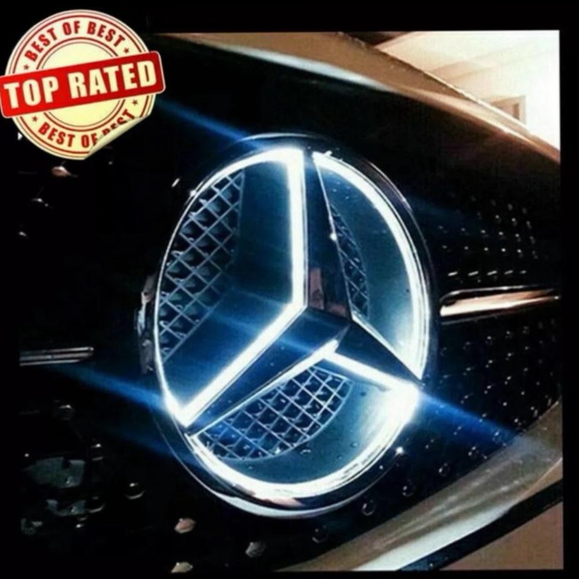 Emblem de mercedes led front