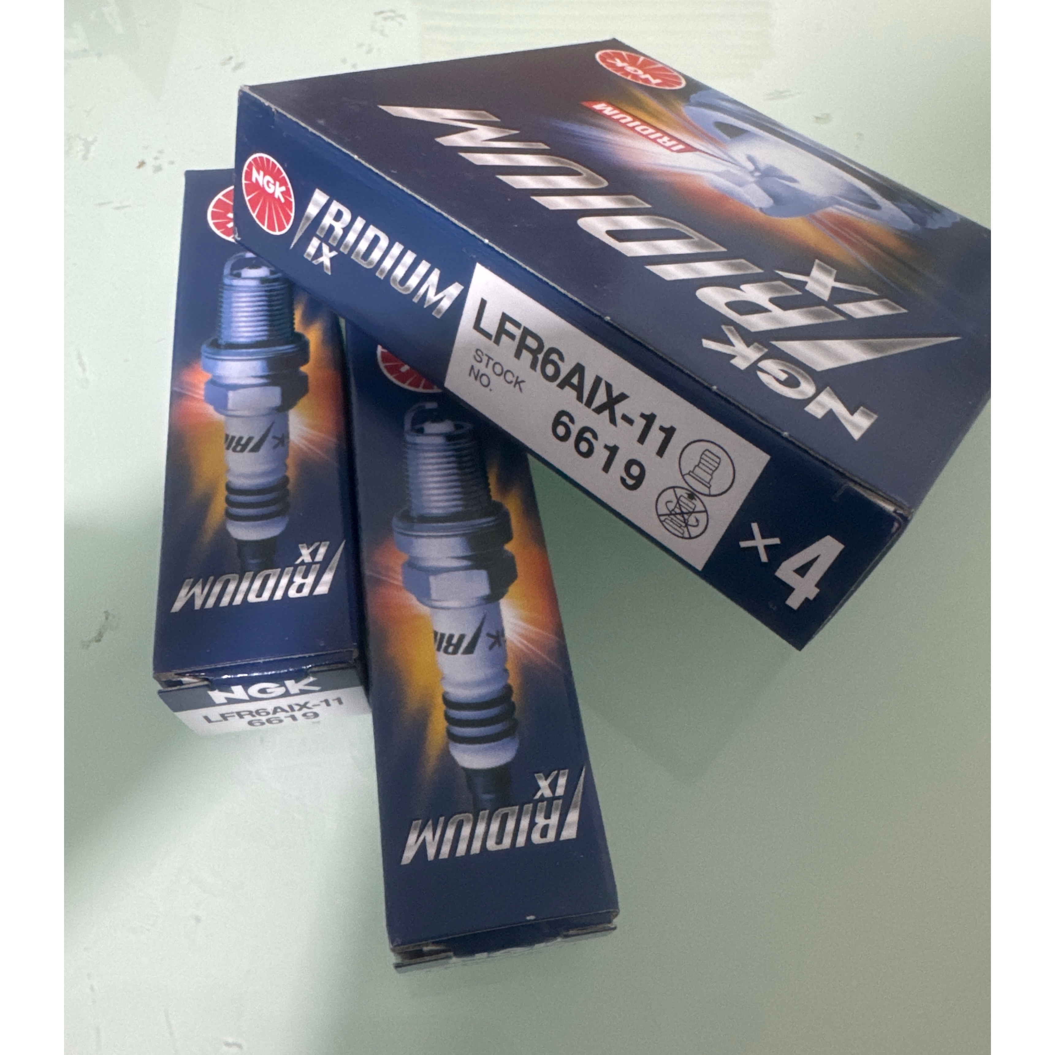 6 pcs NGK 6619 iridium Spark Plugs 