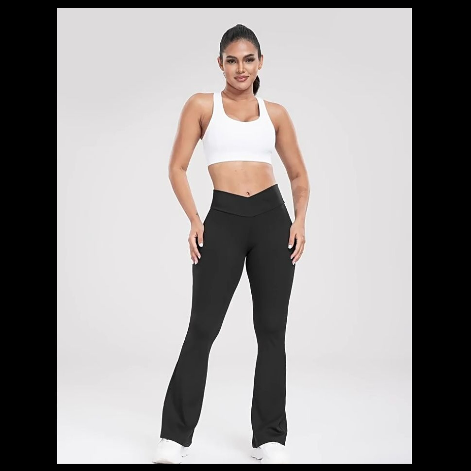 licra acampanada negra talla M 4